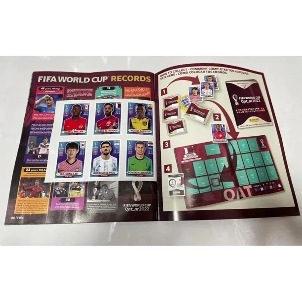 ⚽️ New Panini Fifa World Cup Qatar 2022 Only Album -Soft Cover